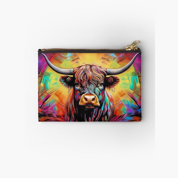 Item preview, Psychedelic Highland Cow  designed and sold by Zenvo.