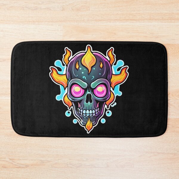 Item preview, BlazeGrin – The Joking Fire Skull designed and sold by digistampdesign.