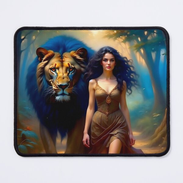 Item preview, The girl and the lion. designed and sold by Natalia-Vlad.