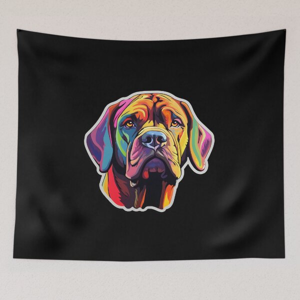 Item preview, Mastiff in WPAP style designed and sold by CUTEDOGGIEZ.