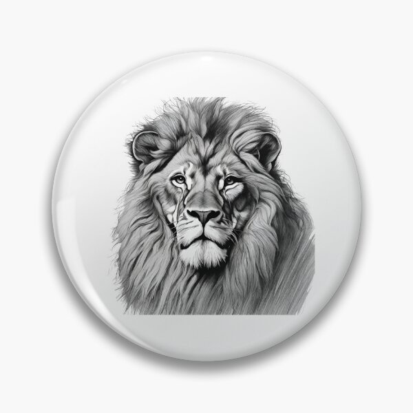Item preview, Majestic Lion drawing designed and sold by MollyPetDesigns.