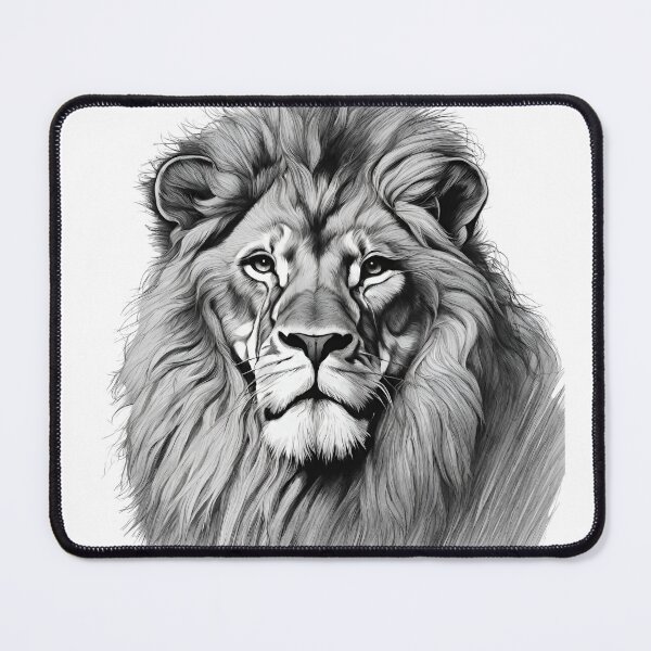 Item preview, Majestic Lion drawing designed and sold by MollyPetDesigns.