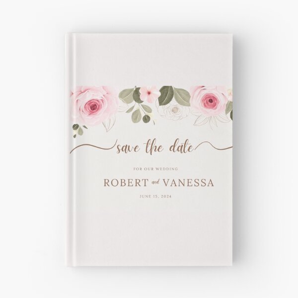 Item preview, Save The Date Wedding Announcement with names and date designed and sold by Ideas-BYDESiGN.