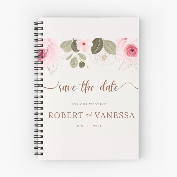 Item preview, Save The Date Wedding Announcement with names and date designed and sold by Ideas-BYDESiGN.