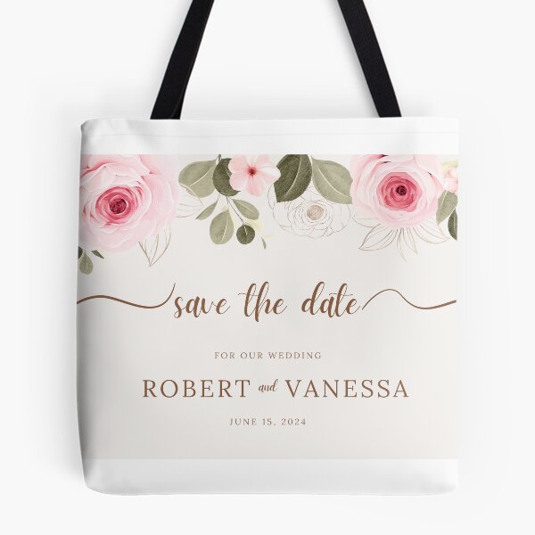 Item preview, Save The Date Wedding Announcement with names and date designed and sold by Ideas-BYDESiGN.