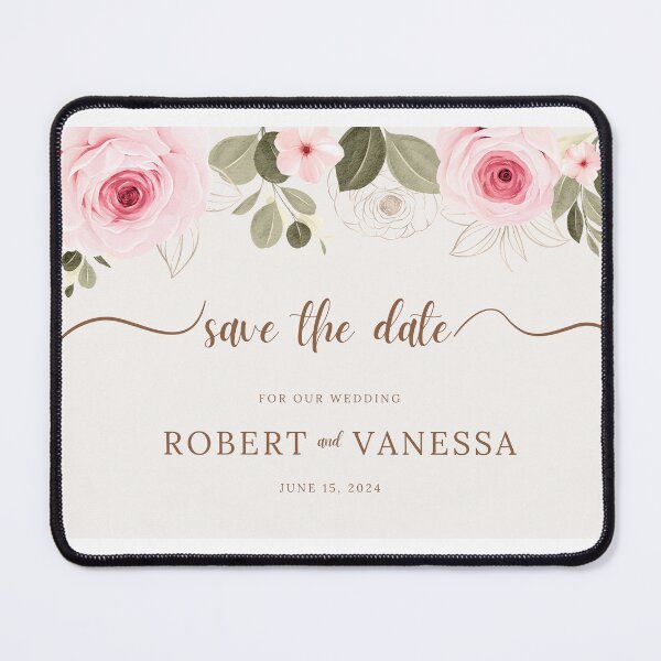 Item preview, Save The Date Wedding Announcement with names and date designed and sold by Ideas-BYDESiGN.
