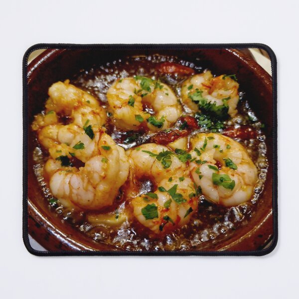 Item preview, Garlic prawns Tapas designed and sold by cpjmathieson.