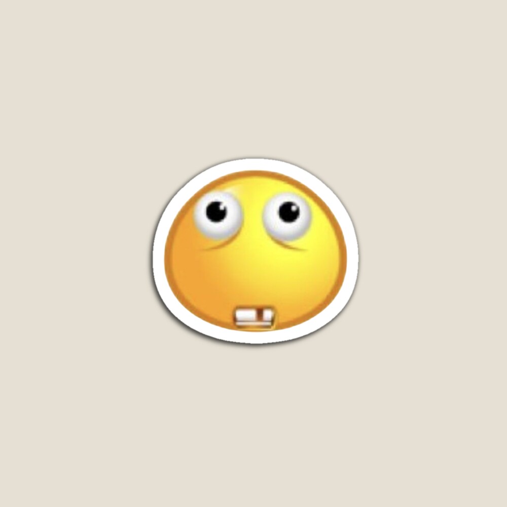 Buckteeth Emoji Face Gif Magnet for Sale by km962079 | Redbubble