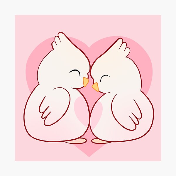 Item preview, Little Love Birds Love designed and sold by Charcoalart.