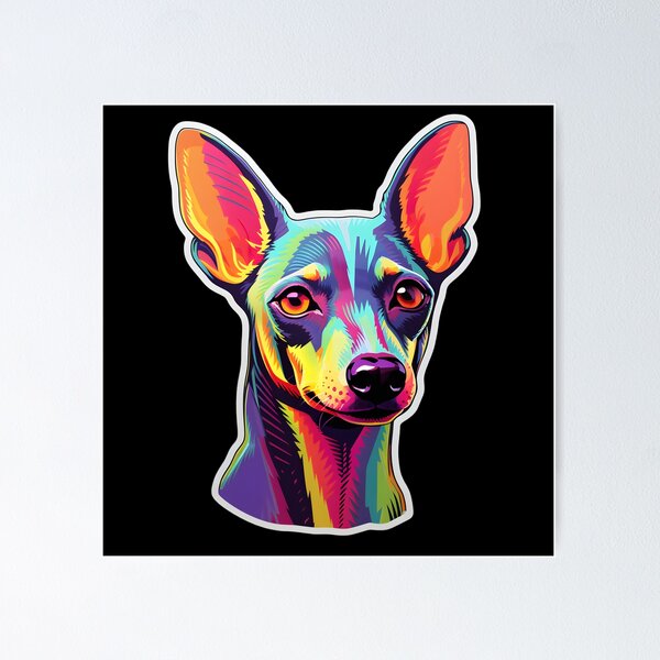 Item preview, Mexican Hairless in WPAP style designed and sold by CUTEDOGGIEZ.