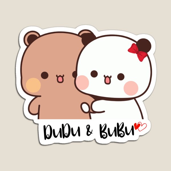 Item preview, DuDu Bear and BuBu Panda’s Love Story ❤️ designed and sold by Pandety.