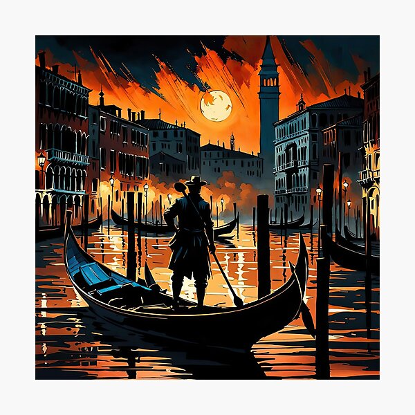 Item preview, Gondola paddler designed and sold by filusattila.