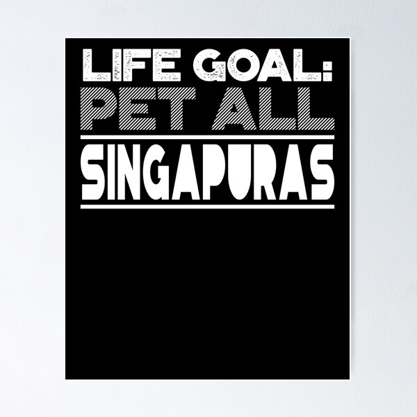 Item preview, Showing Cats Pet Singapuras Cat Gift designed and sold by shoppzee.