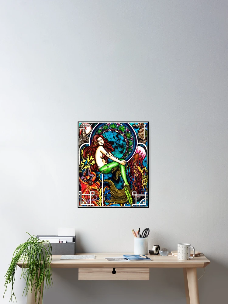 Thumbnail 2 of 3, Poster, MERMAID designed and sold by ARTopher.