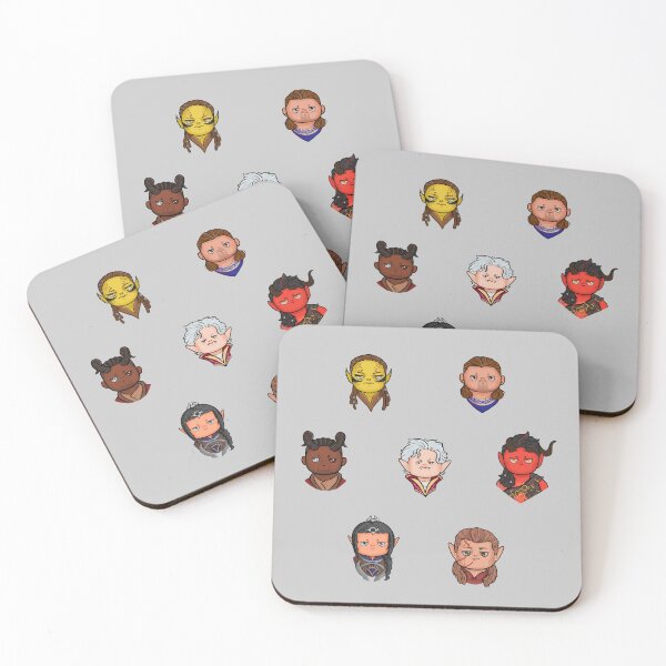 Item preview, Lil’ BG3 Companions designed and sold by Maybe-A-Robot.