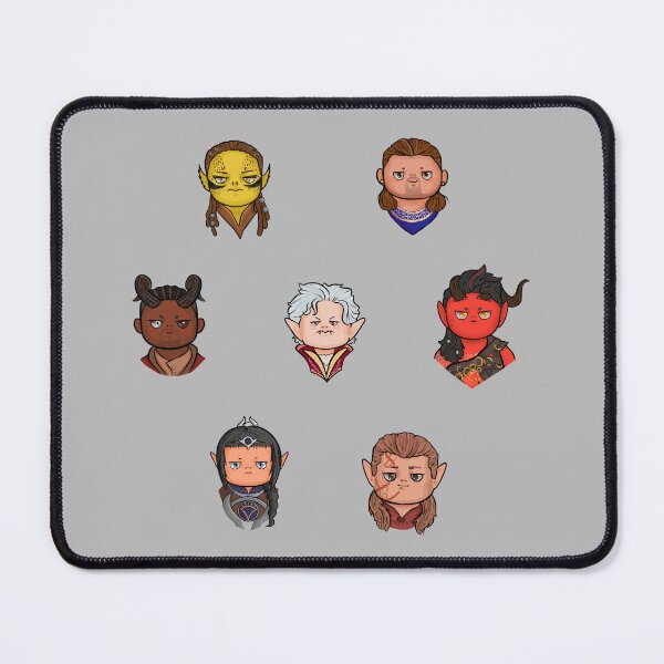 Item preview, Lil’ BG3 Companions designed and sold by Maybe-A-Robot.