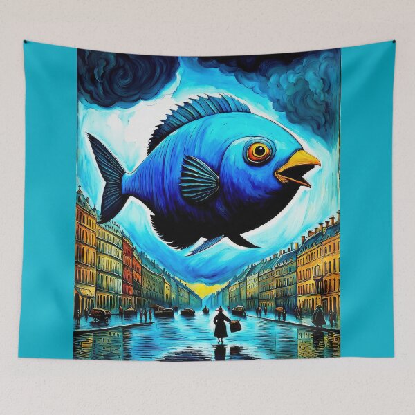 Item preview, Happened Blue Bird A Giant Fish designed and sold by filusattila.