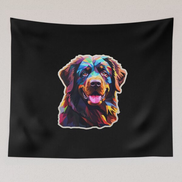 Item preview, Newfoundland in WPAP style designed and sold by CUTEDOGGIEZ.