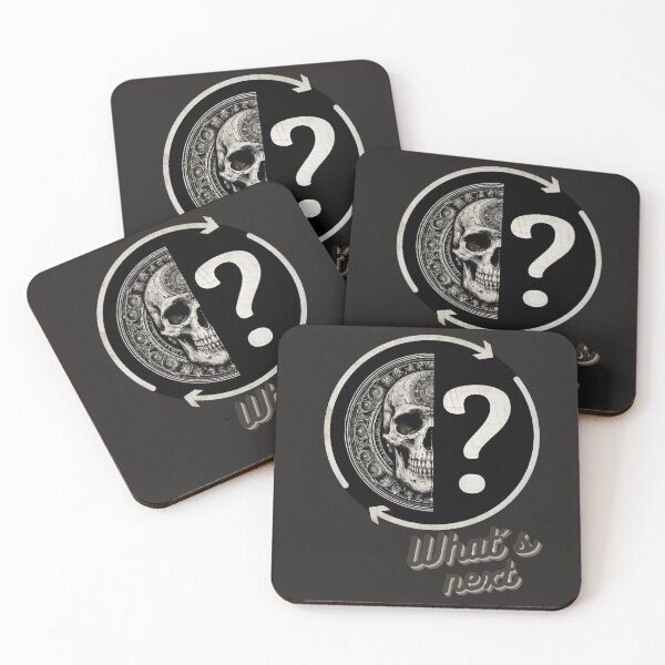 Item preview, Skull with question mark, What's next designed and sold by Wallisart.