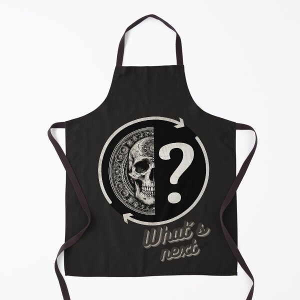 Item preview, Skull with question mark, What's next designed and sold by Wallisart.