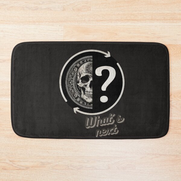 Item preview, Skull with question mark, What's next designed and sold by Wallisart.