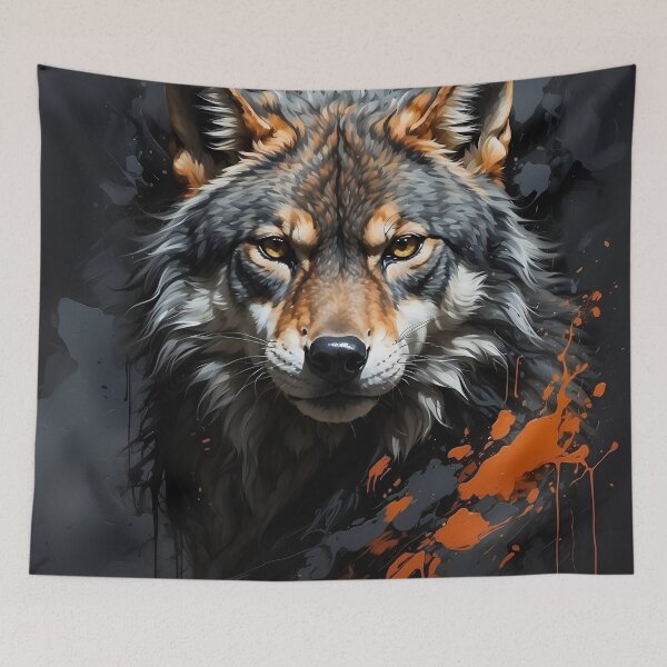Item preview, Stoic Wolf / Lone Wolf Motivation designed and sold by PolygonPinnacle.