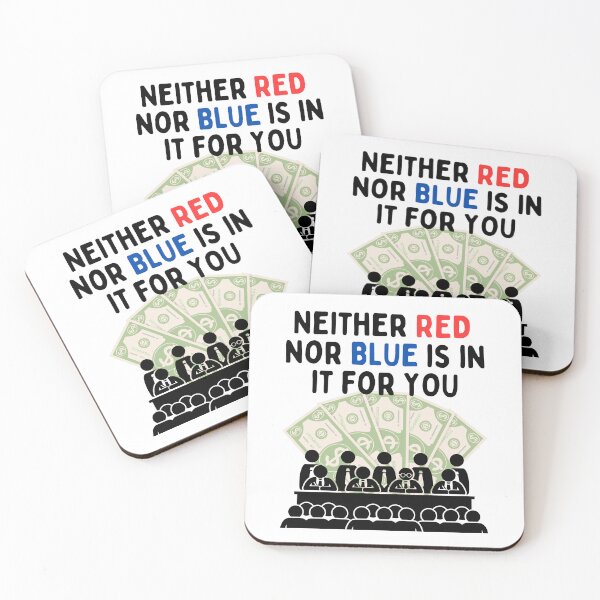 Item preview, Neither Red Nor Blue Is In It For You! designed and sold by MeaganMoo.