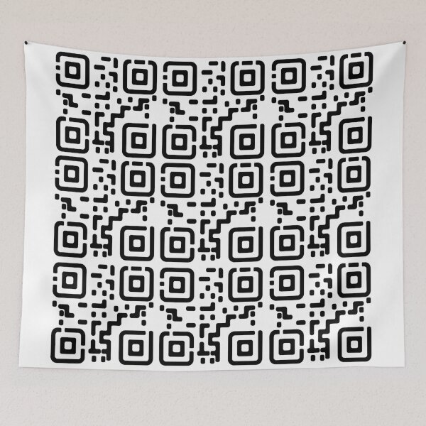 Item preview, Black QR Code designed and sold by LinleeFashion.