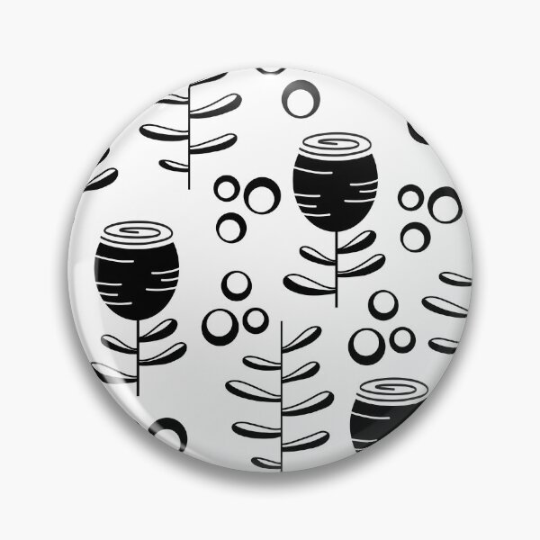 Item preview, Black flowers seamless pattern design designed and sold by Katarzyna Dembek.