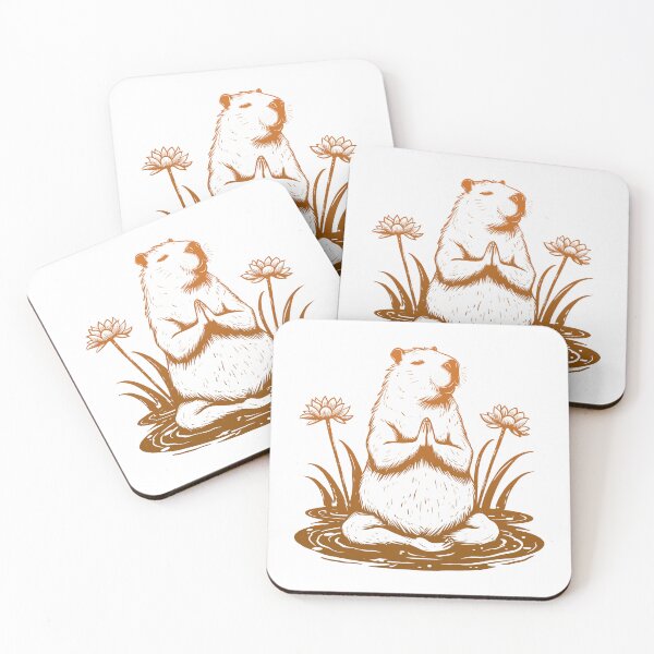 Item preview, Yoga Capybara designed and sold by bycaiotti.