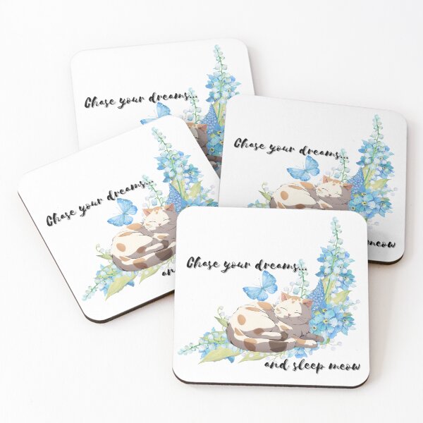 Item preview, Chase Your Dreams and Sleep Meow designed and sold by snowskin.