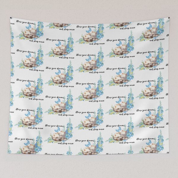 Item preview, Chase Your Dreams and Sleep Meow designed and sold by snowskin.