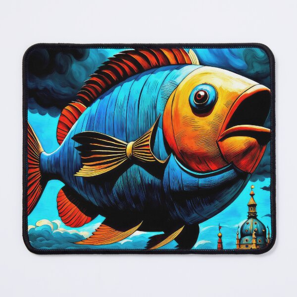 Item preview, Happened blue fish designed and sold by filusattila.