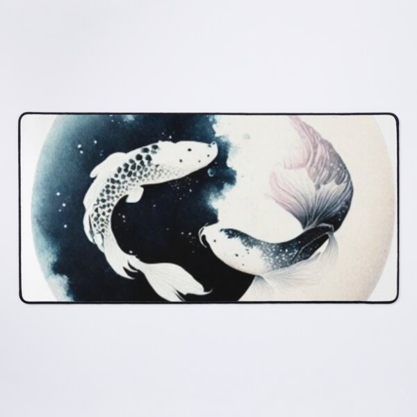 Item preview, Koi Sakura Yingyang Fish designed and sold by catcraftss.