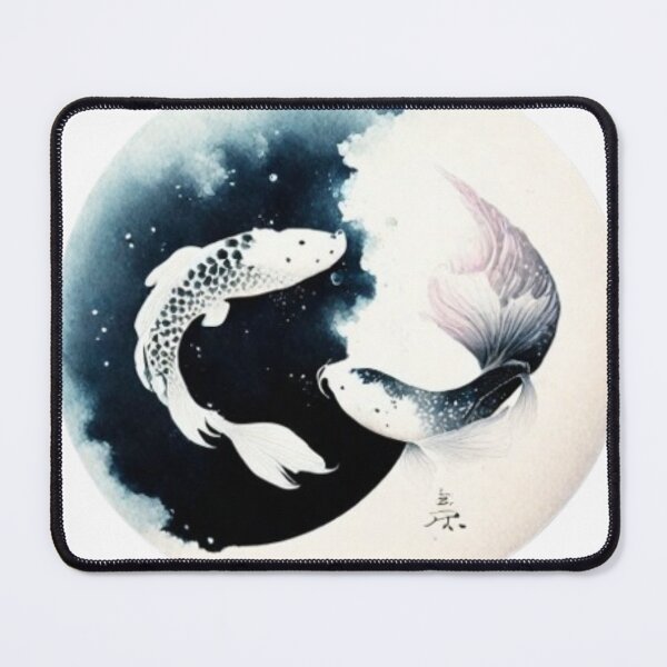 Item preview, Koi Sakura Yingyang Fish designed and sold by catcraftss.