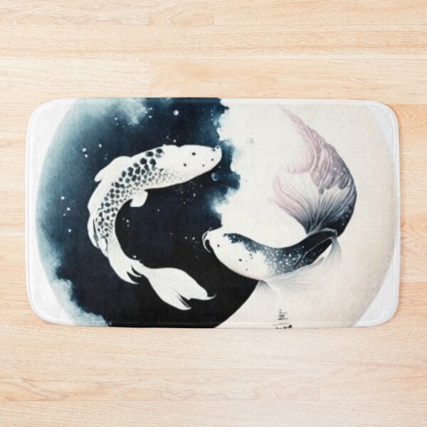 Item preview, Koi Sakura Yingyang Fish designed and sold by catcraftss.