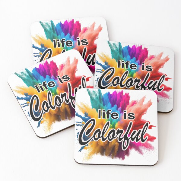 Item preview, life is colorful designed and sold by White Tiger Designz .