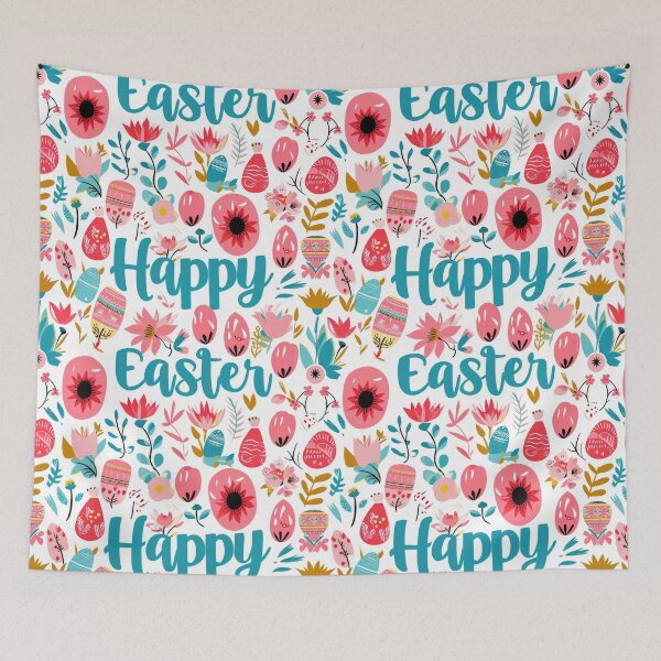 Item preview, Easter theme background with the words Happy Easter designed and sold by Graphics By Craig.