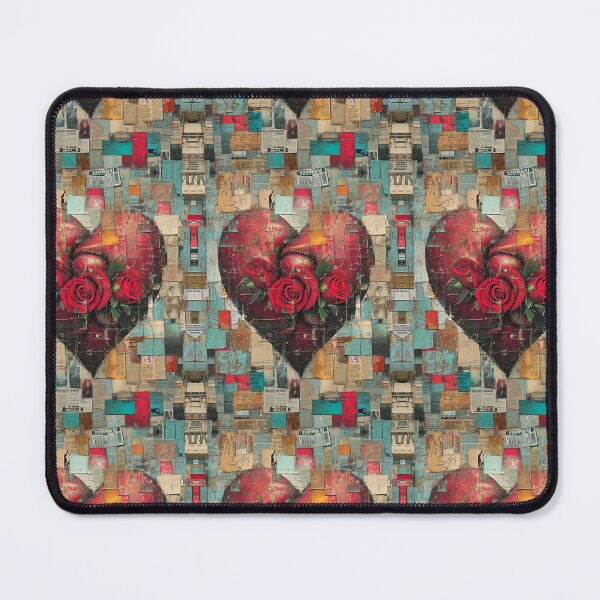 Item preview, Romantic Roses & Love Prose: Heartfelt Collage designed and sold by Moisky Patterns.