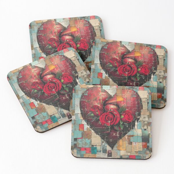 Item preview, Romantic Roses & Love Prose: Heartfelt Collage designed and sold by Moisky Patterns.