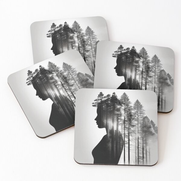 Item preview, Woman’s Silhouette with Forest designed and sold by NiRia Spot.