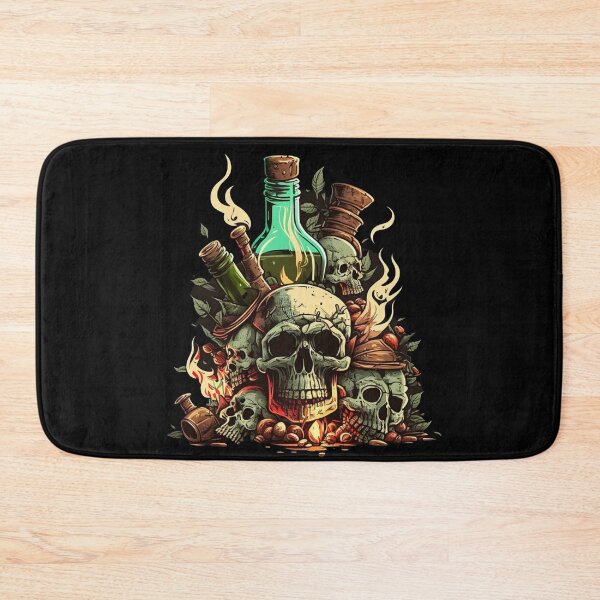 Item preview, Eerie Illumination: Skulls with Torches designed and sold by unthinkabletees.