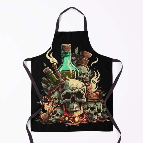 Item preview, Eerie Illumination: Skulls with Torches designed and sold by unthinkabletees.