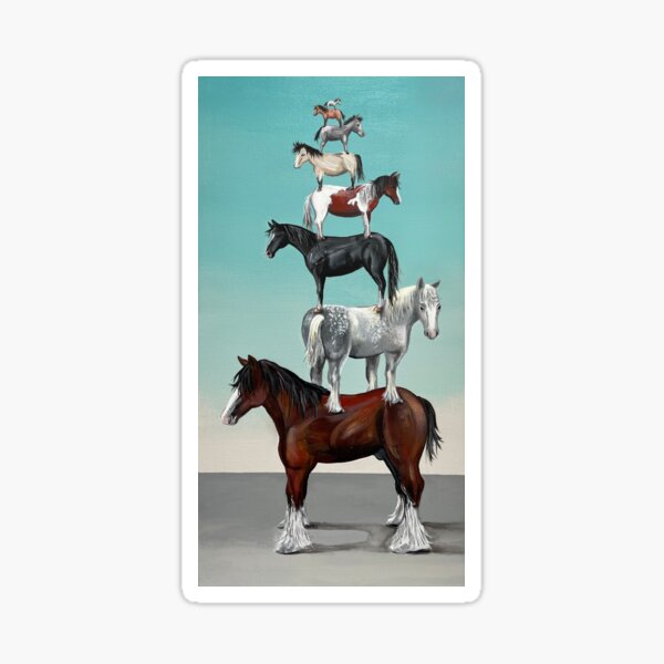 Time to Equine Sticker