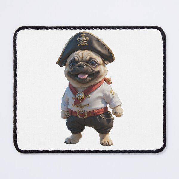 Item preview, Pirate pug dog designed and sold by GiwuArt777.