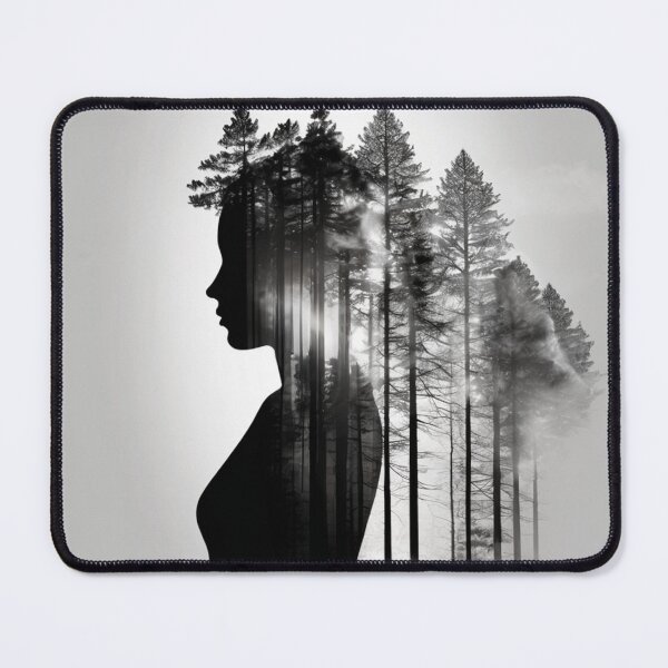 Item preview, Woman’s Silhouette with Forest designed and sold by NiRia Spot.