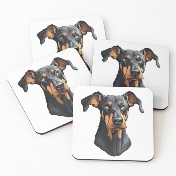 Artikelvorschau, Dobermann Pinscher // Dobermann Welpe süßes Design entworfen und verkauft von SMARTKIT DESIGNAGENCY.