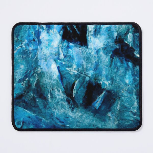 Item preview, Cracked Ice Pattern in Turquoise and Dark Blue designed and sold by humnoo.