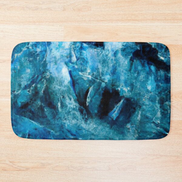 Item preview, Cracked Ice Pattern in Turquoise and Dark Blue  designed and sold by humnoo.