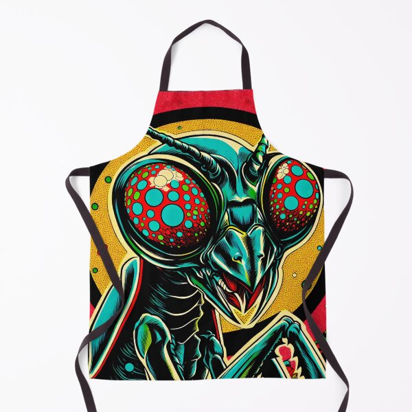 Item preview, Trippy Psychedelic Giant Praying Mantis Monster designed and sold by AIPixelMaster.